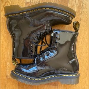 Dr. Martens 1460 Lace Up Black Patent Boot